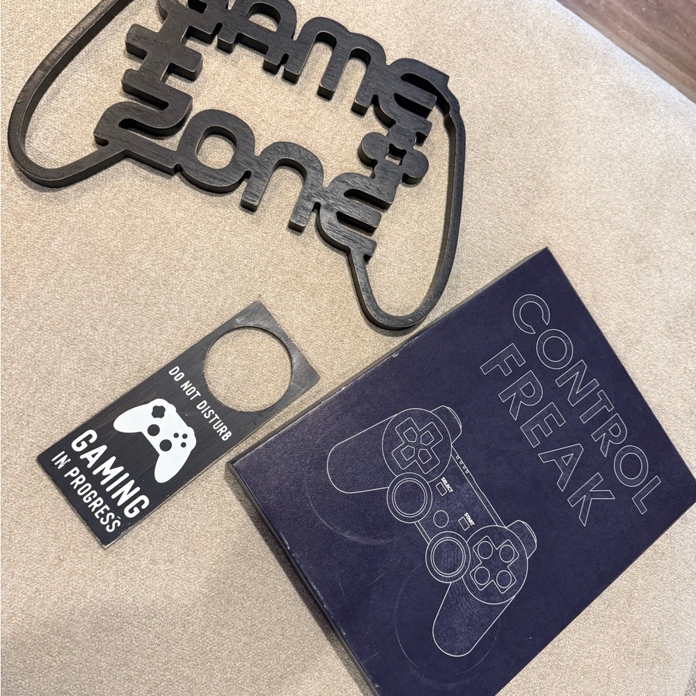 Hobby Lobby Black Gaming Wall Art Set
